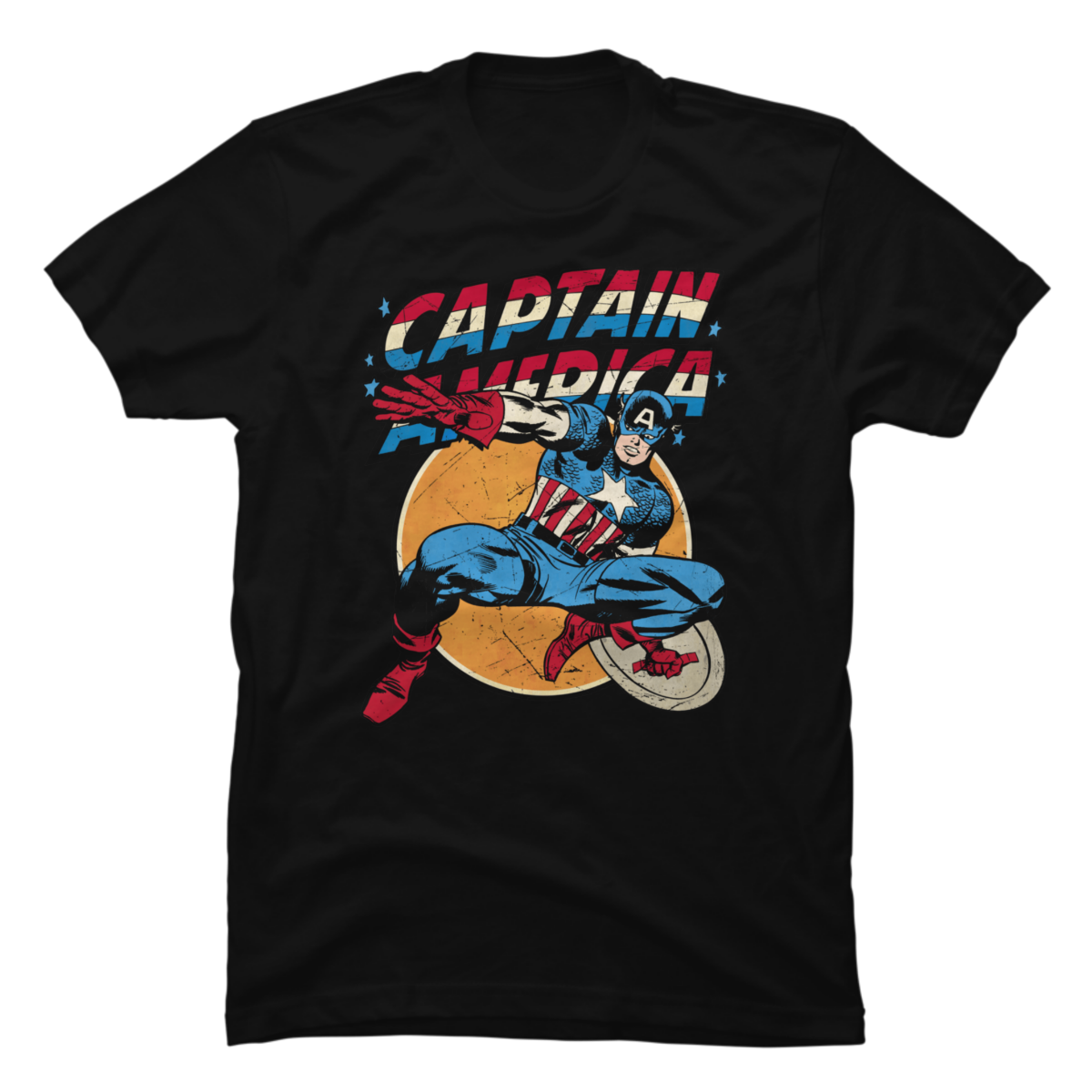 vintage captain america t shirt